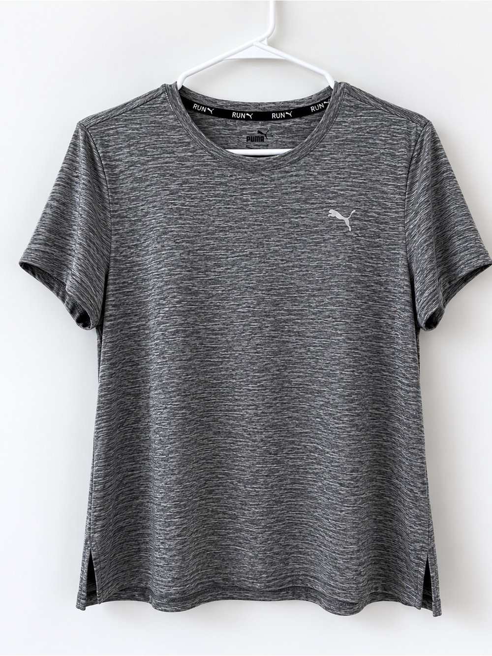 Puma Gray Heather Short Sleeve Training Tee